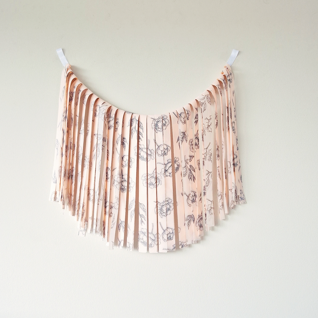 GUIRNALDA MONOCOLOR ROSA PEONIAS XXL JUMBO