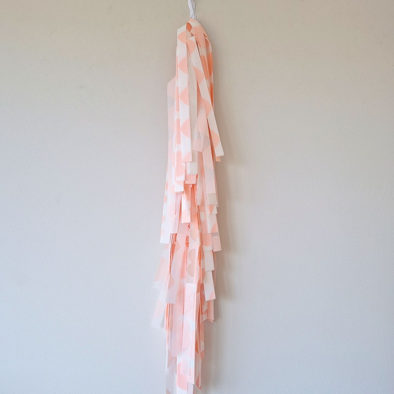 GUIRNALDA MONOCOLOR CORAZON ROSA XXL JUMBO