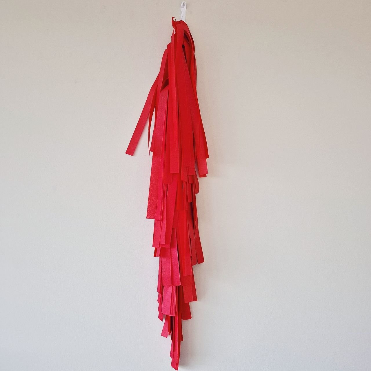 GUIRNALDA MONOCOLOR ROJO XXL JUMBO