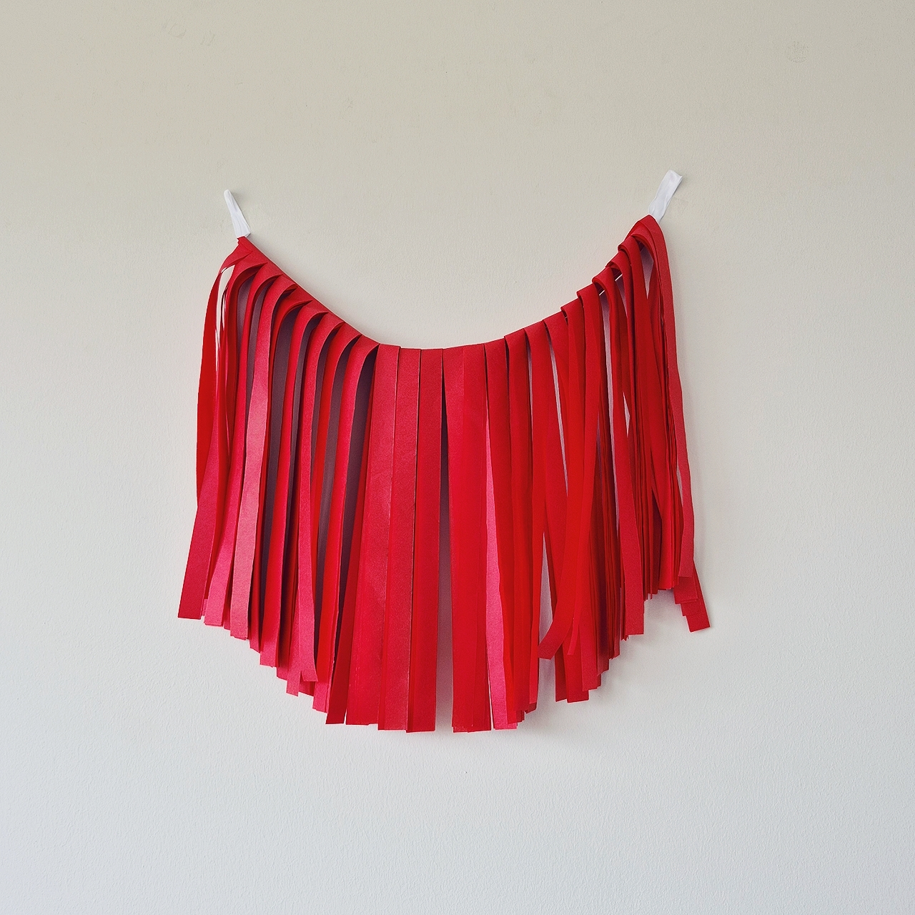 GUIRNALDA MONOCOLOR ROJO XXL JUMBO