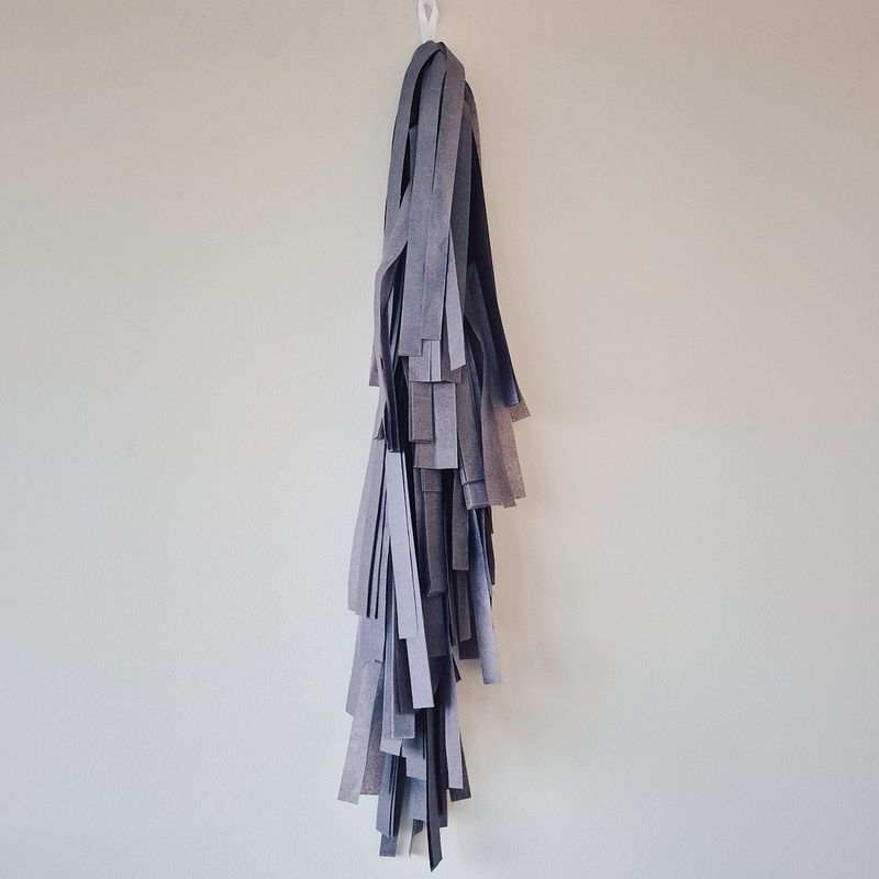 GUIRNALDA MONOCOLOR GRIS PLOMO XXL JUMBO GUIRNALDA MONOCOLOR GRIS PLOMO XXL JUMBO