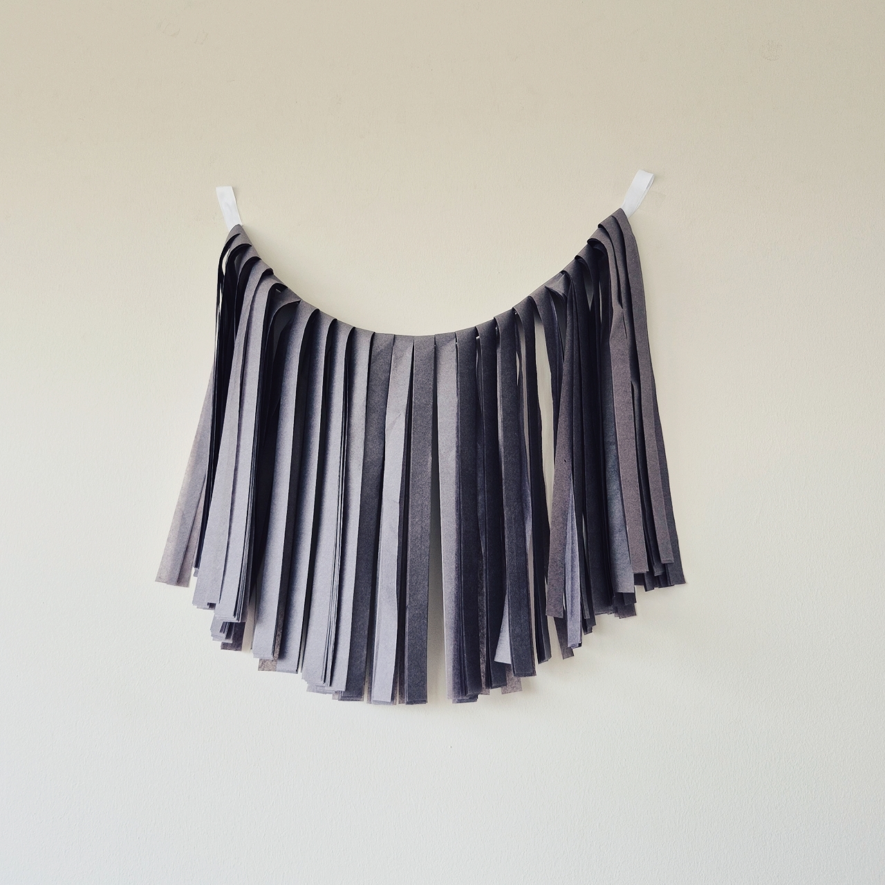 GUIRNALDA MONOCOLOR GRIS PLOMO XXL JUMBO