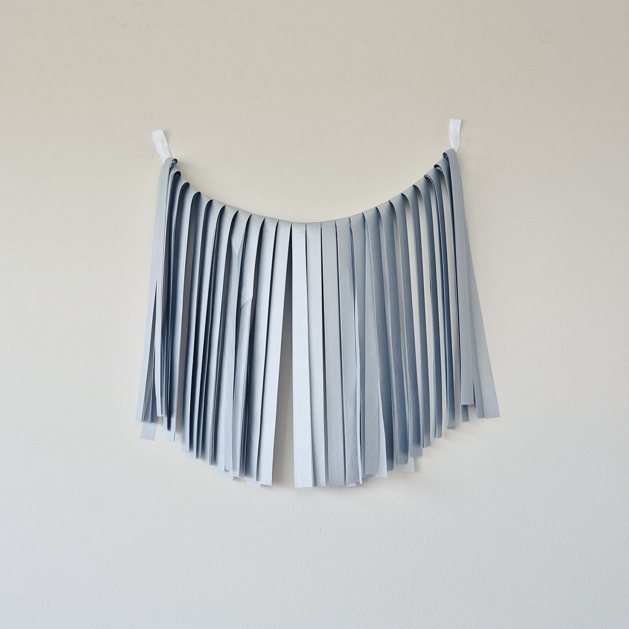 GUIRNALDA MONOCOLOR PLATA MATE XXL JUMBO