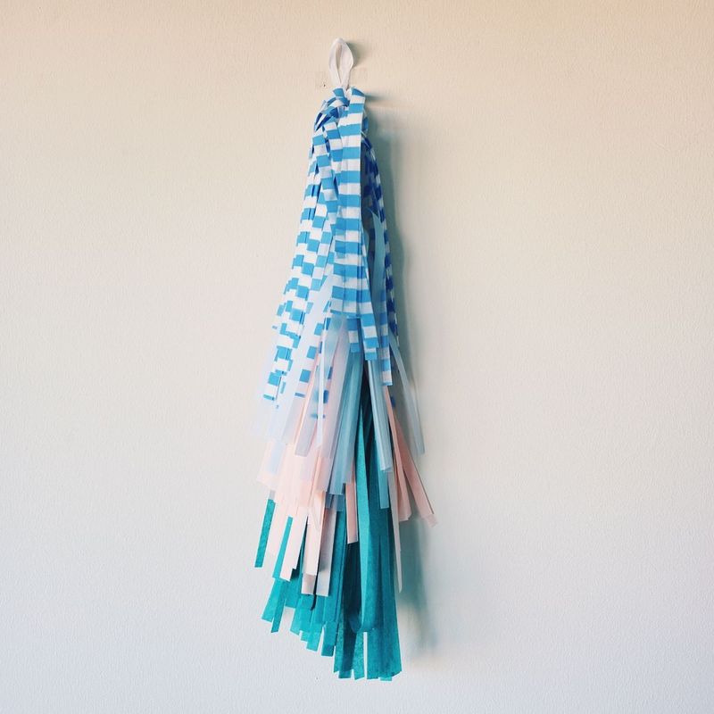 MINISTRIPES CHIC AZUL ROSA 35cm