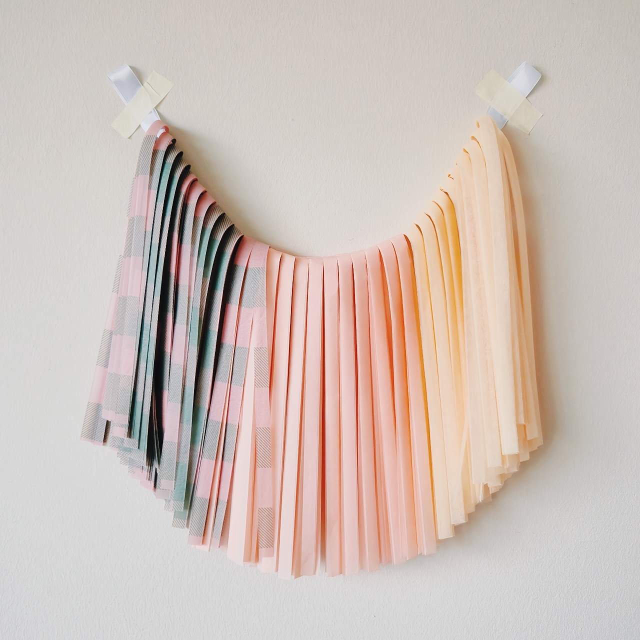 PINK VICHY GREEN 35cm