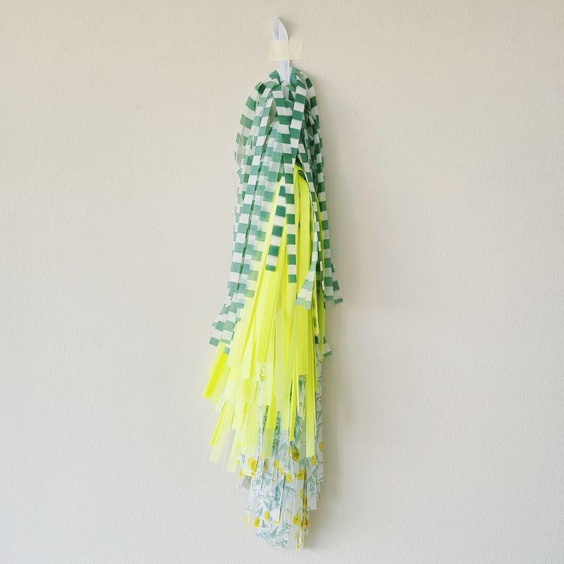 MINISTRIPE VERDE FOSFORITO YELLOW CHIC 35cm