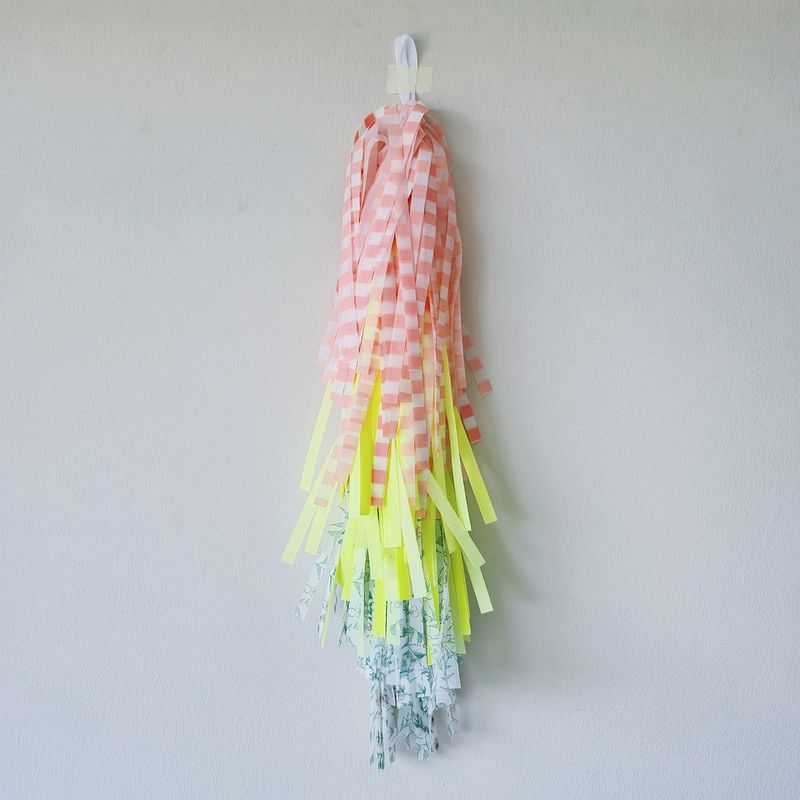 MINISTRIPES CHIC PINK YELLOW 35cm