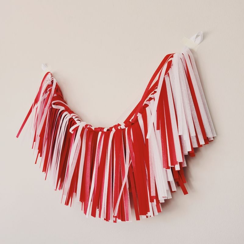 MULTIFLECOS BLANCO ROJO 70CM