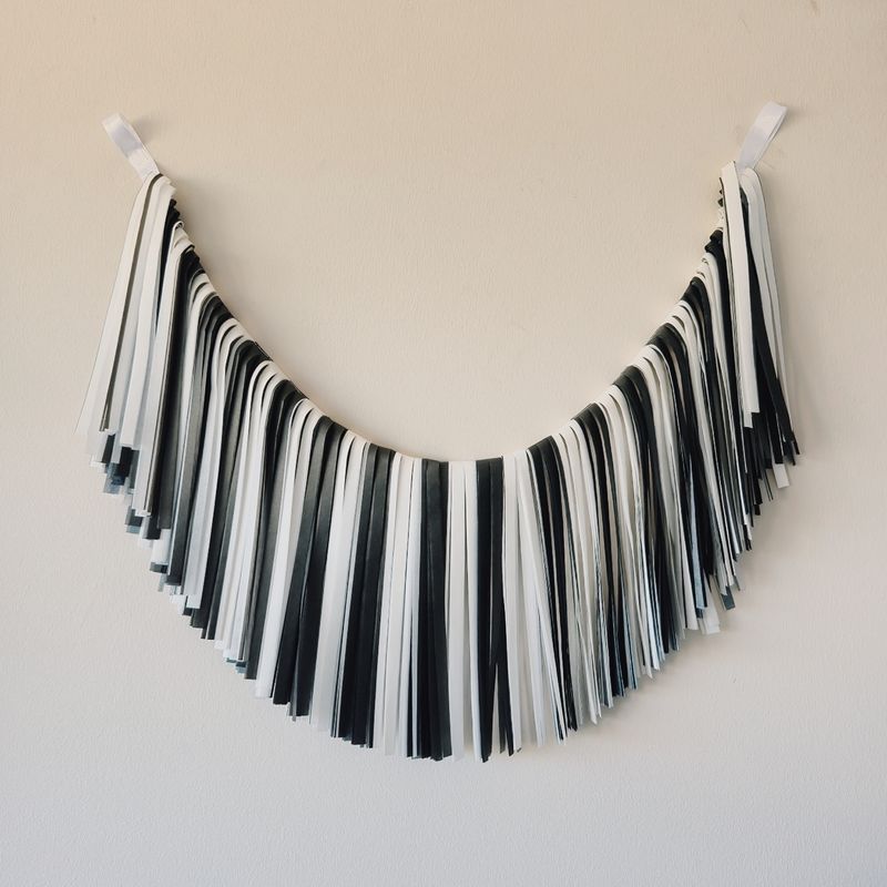 STRIPES NEGRO BLANCO 70CM