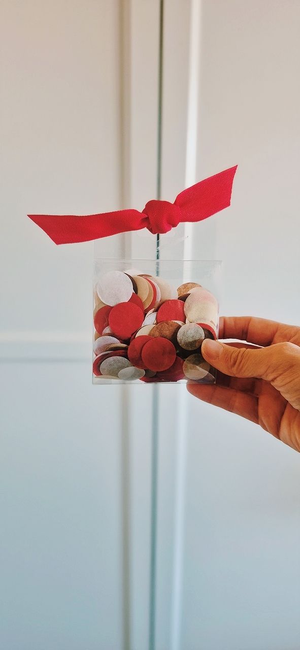 CONFETTI DE PAPEL SEDA MIX CHOCO RED 30GR Y 250GR