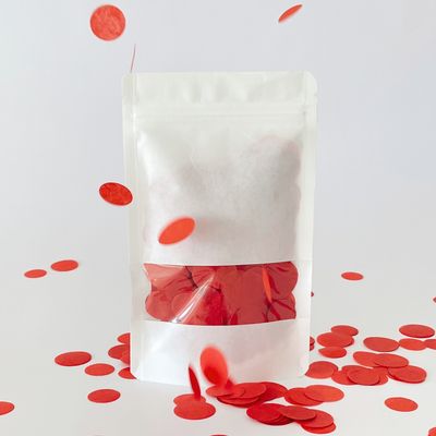 CONFETTI DE PAPEL SEDA MONOCOLOR ROJO 15GR Y 30GR