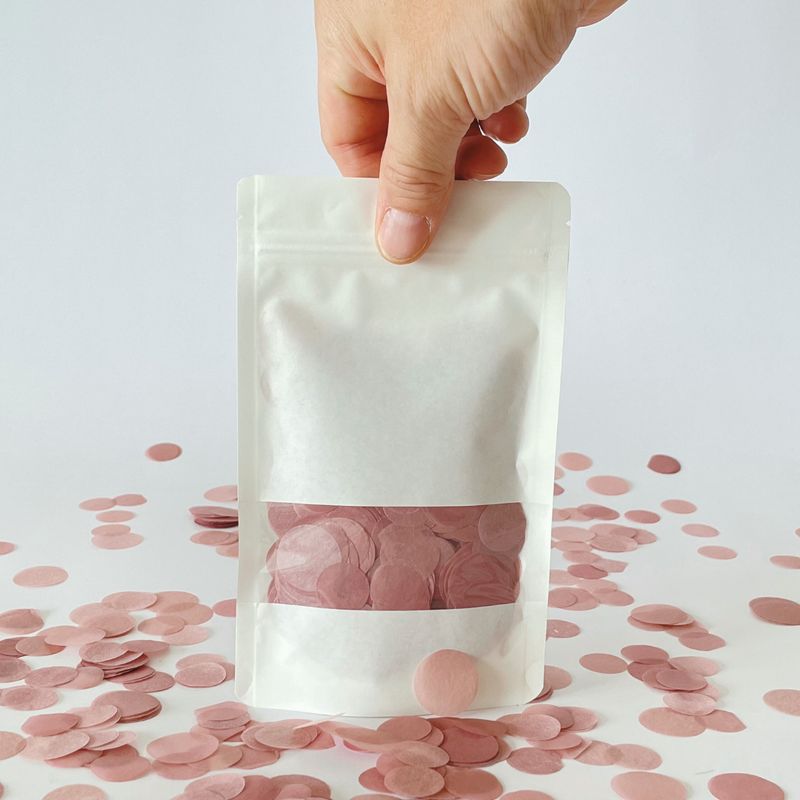 CONFETTI DE PAPEL SEDA MONOCOLOR ROSA OSCURO EMPOLVADO 15GR Y 30GR