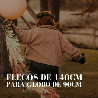 FLECOS de 140cm PARA GLOBO DE 90cm
