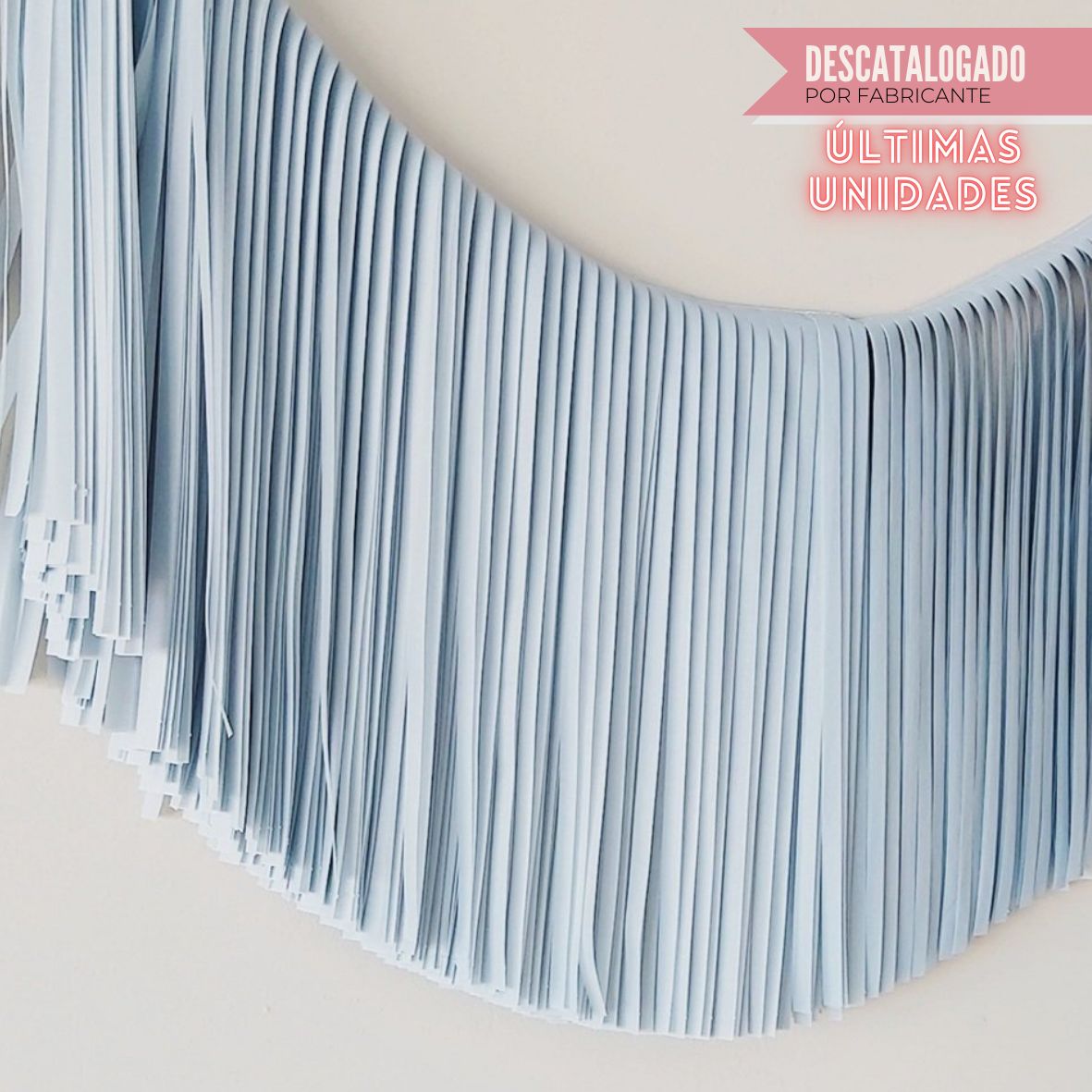 GUIRNALDA XXL AZUL EMPOLVADO CLARO *ULTIMAS UNIDADES