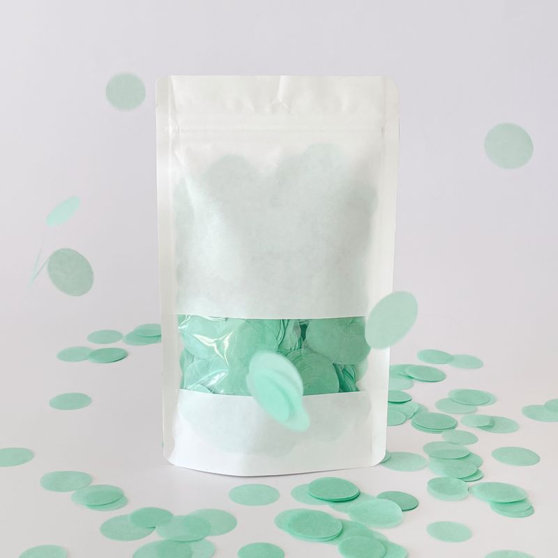 CONFETTI DE PAPEL SEDA MONOCOLOR MINT 15GR Y 30GR CONFETTI DE PAPEL SEDA MONOCOLOR MINT 15GR Y 30GR