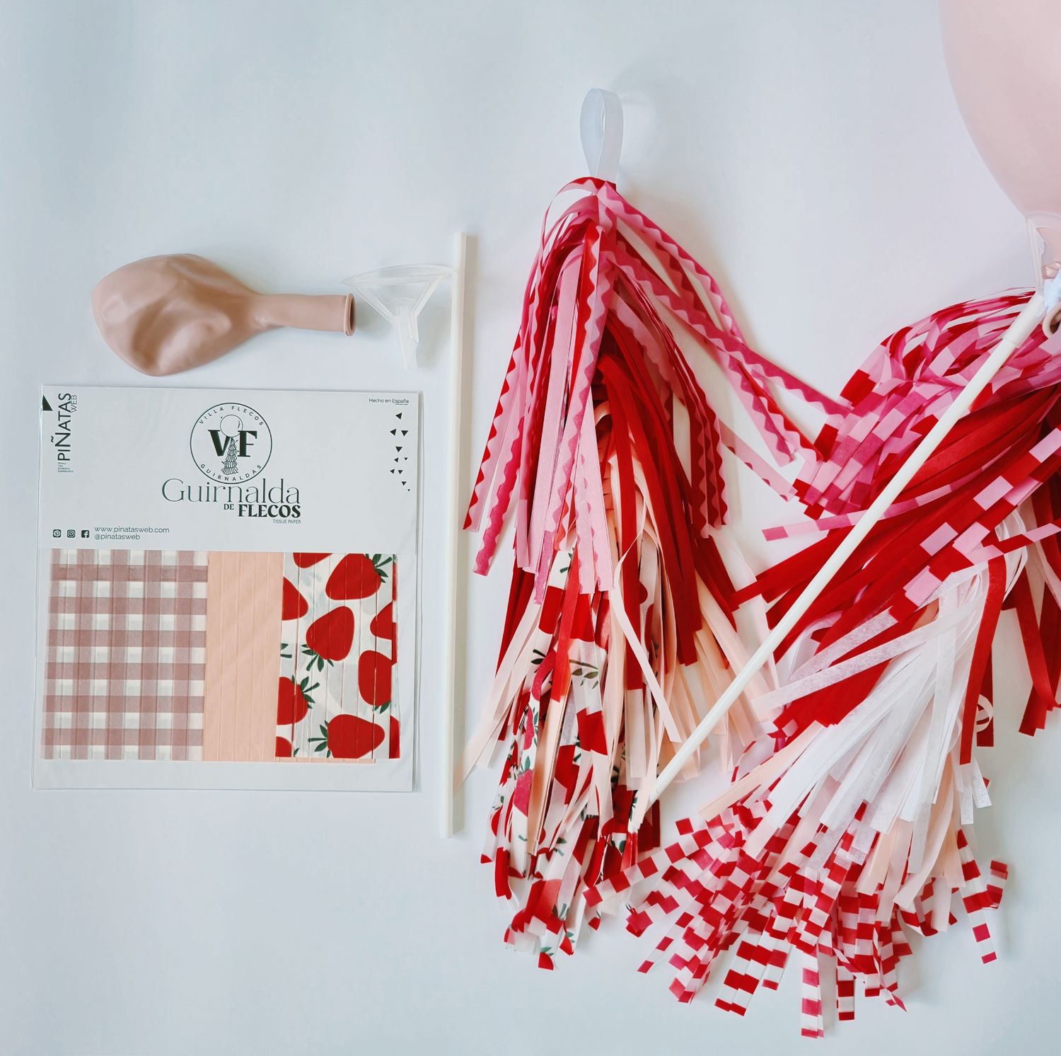 FLECO STICK BALLOON VALENTINE 1 STICK SIN HELIO + GLOBO 19