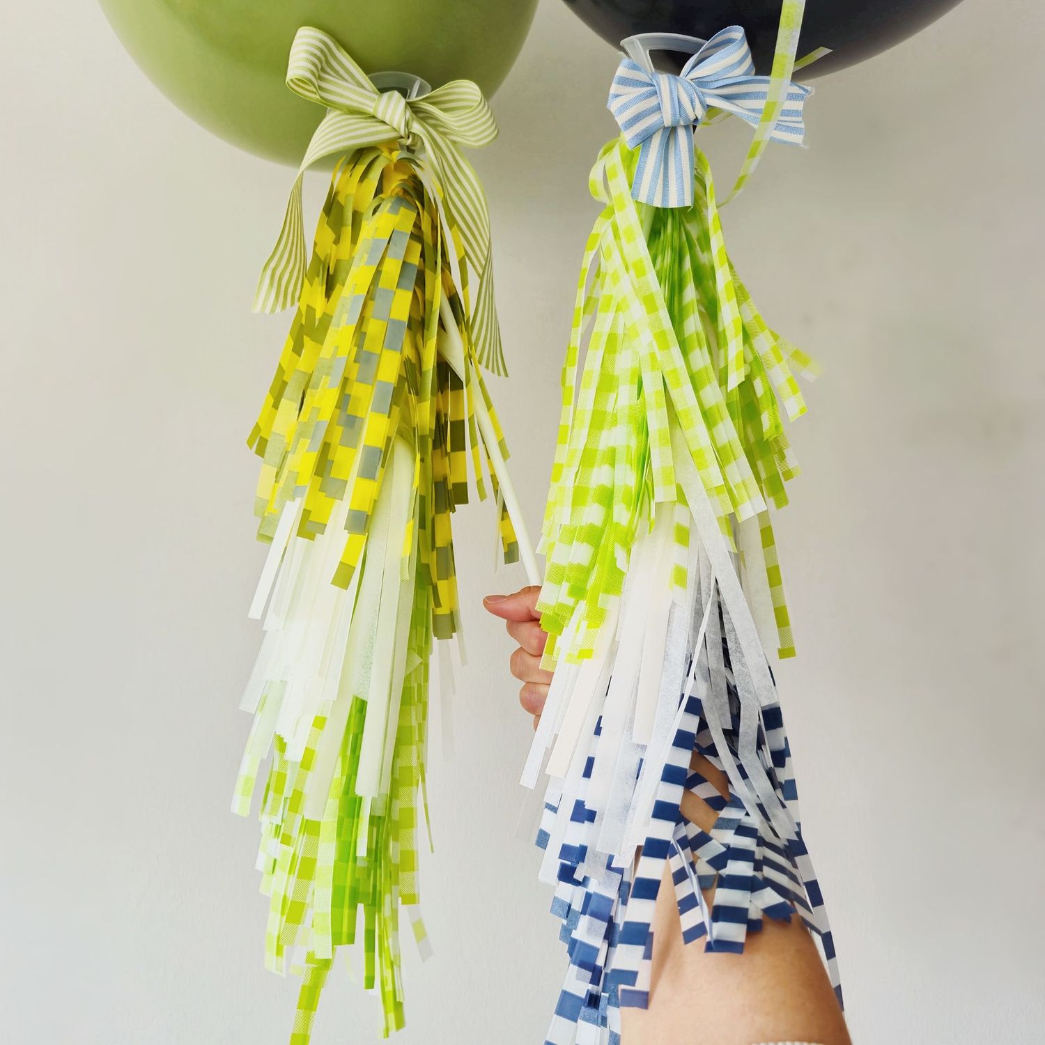 SISTEMA STICK BALLOON GUIRNALDAS GREEN BLUE 35cmx25cm