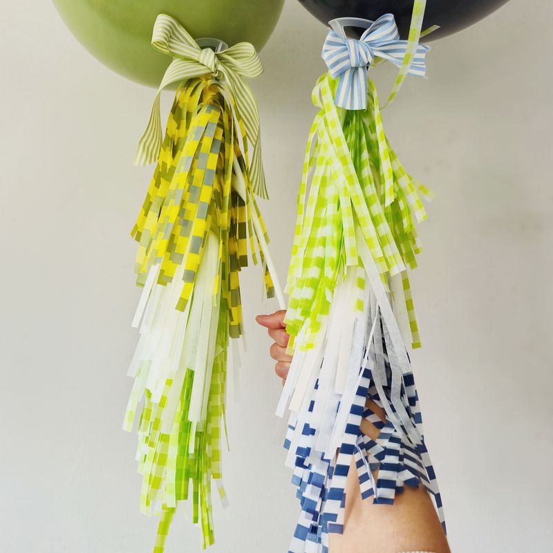 SISTEMA STICK BALLOON GUIRNALDAS GREEN BLUE 35cmx25cm