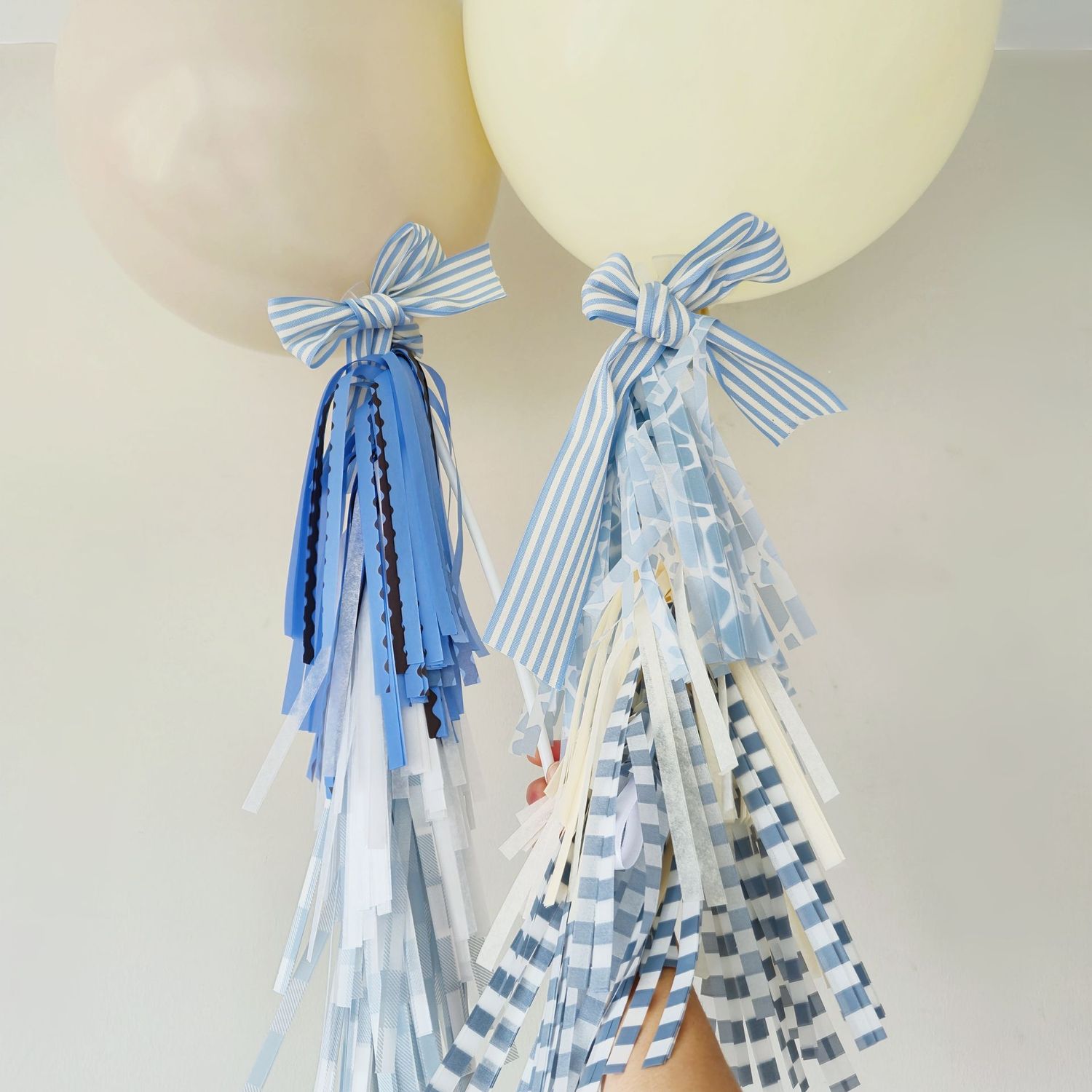 SISTEMA STICK BALLOON GUIRNALDAS BLUE DUST 35cmx25cm