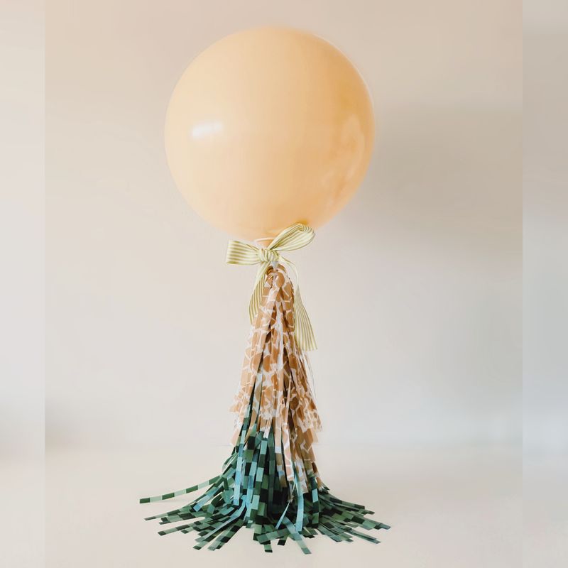 SISTEMA MESA STICK BALLOON GUIRNALDAS FLOWER JIRAFFE 35cmx25cm