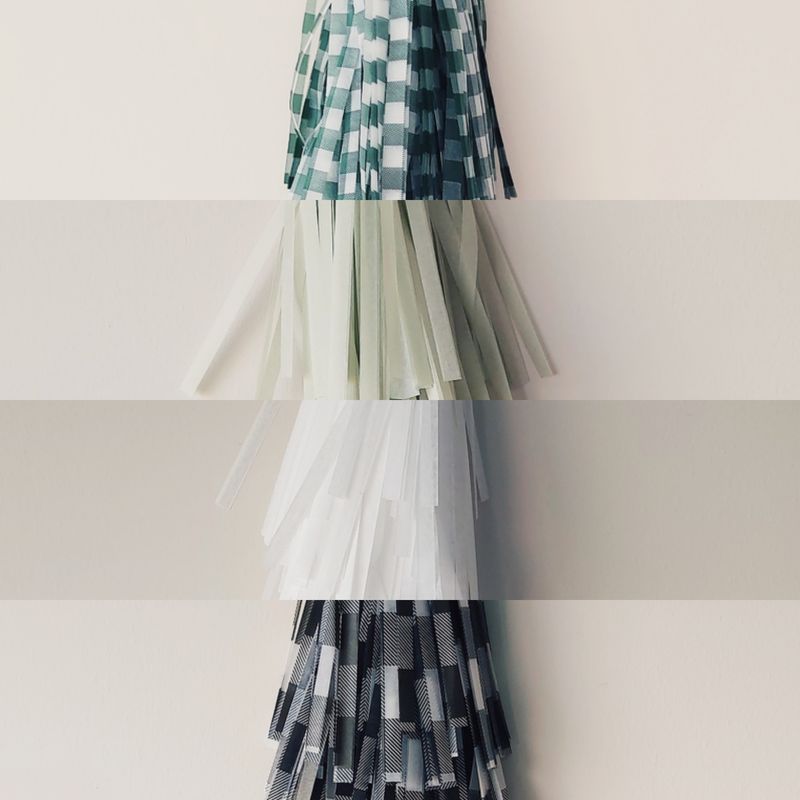 MINIVICHY GREEN STRIPE BLACK 35cm
