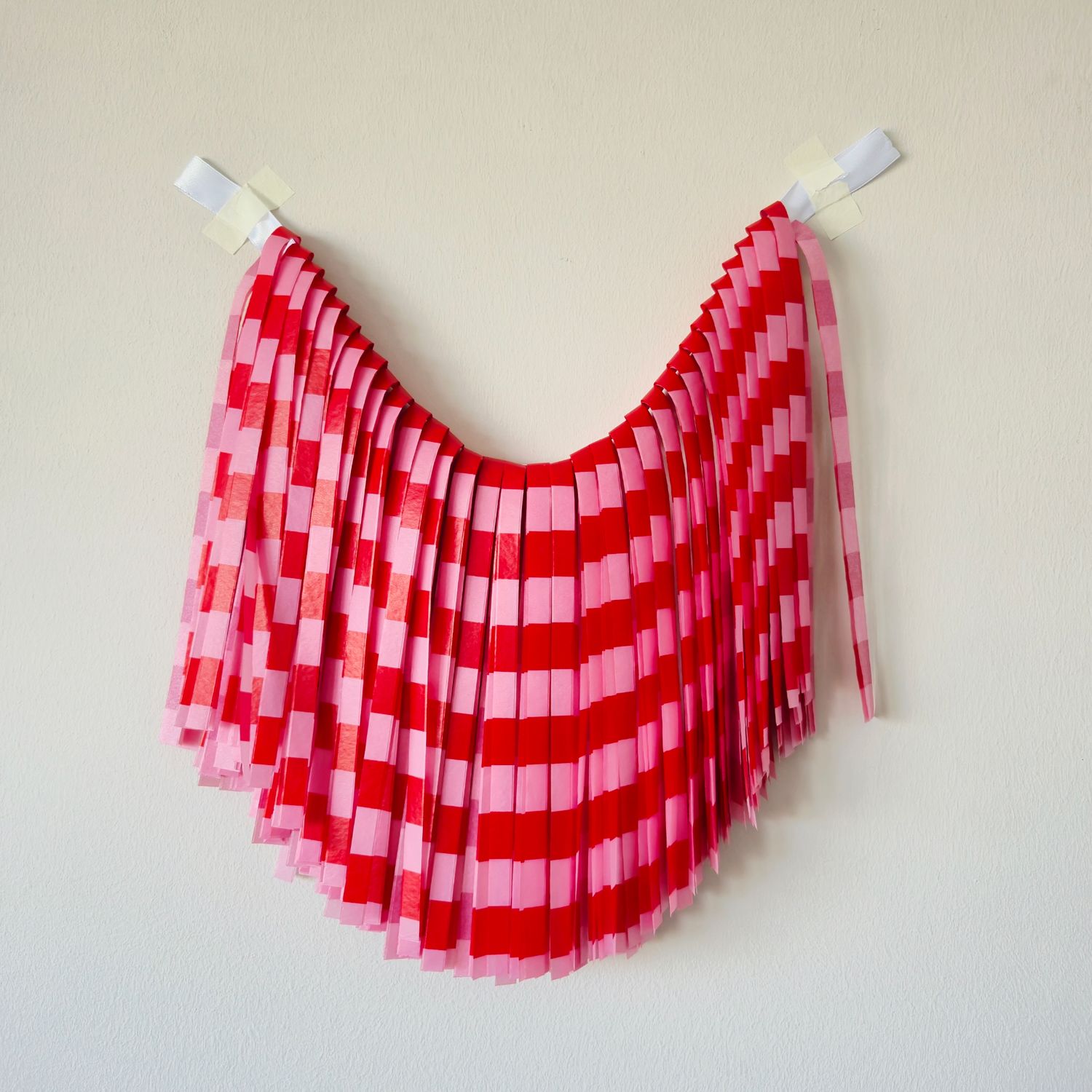 STRIPE RED PINK 35/70/140cm