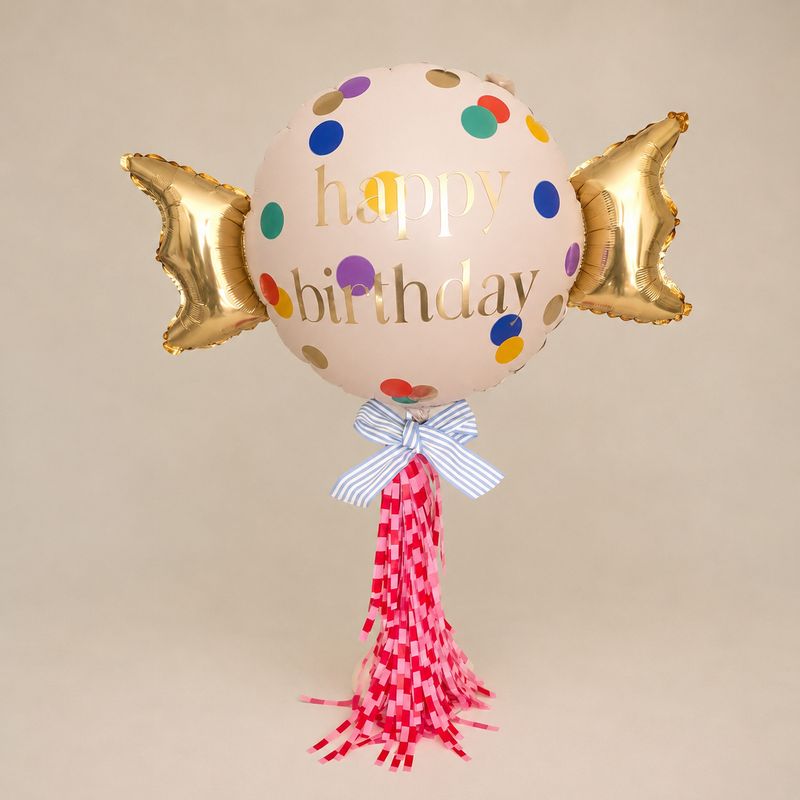 SISTEMA MESA STICK BALLOON GUIRNALDAS+GLOBO FOIL CANDY