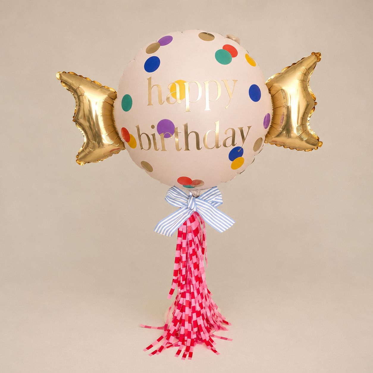 SISTEMA MESA STICK BALLOON GUIRNALDAS+GLOBO FOIL CANDY