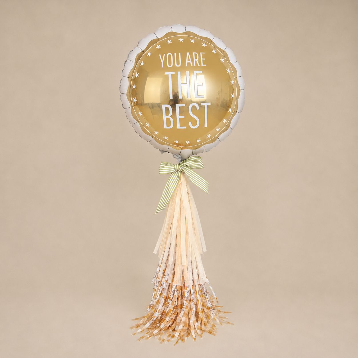 SISTEMA MESA STICK BALLOON GUIRNALDAS+GLOBO FOIL U THE BEST