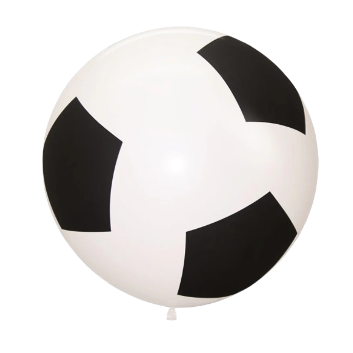 BALON FUTBOL BLANCO NEGRO XL 90cm