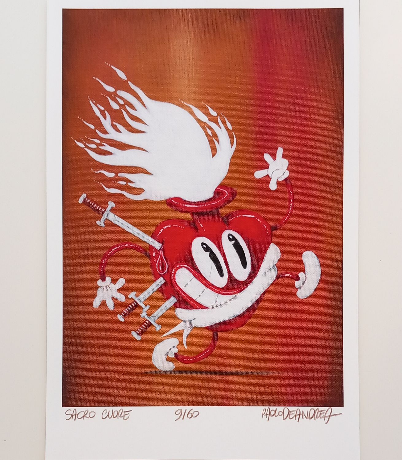 LE MOSCHINE - Sacro cuore - grafica