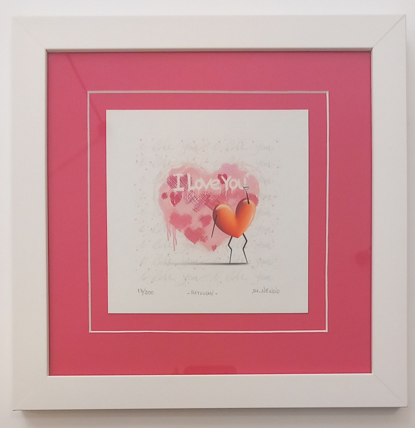 DI NENNO - I love you -con cornice