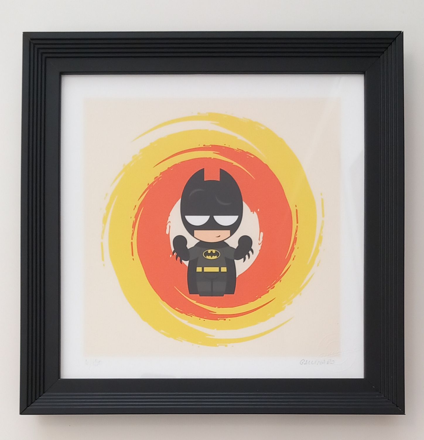 GALLINARO - I&#39;m not batman - con cornice
