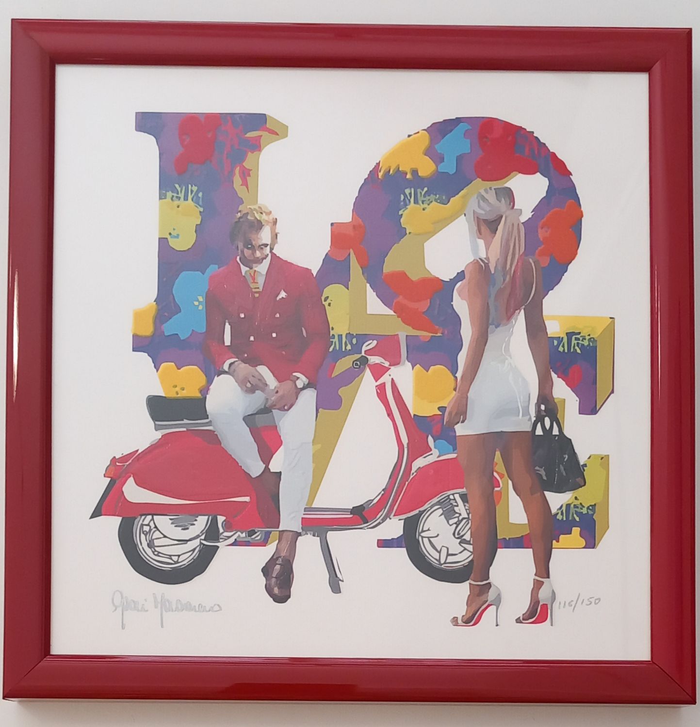 MORAMARCO - Storia d&#39;amore - con cornice