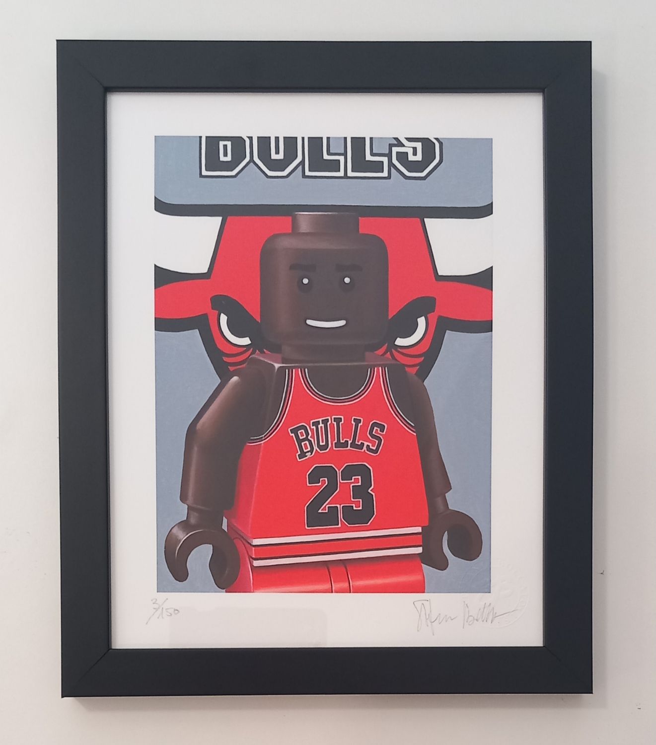 BOLCATO - Michael Jordan 24x30 - con cornice