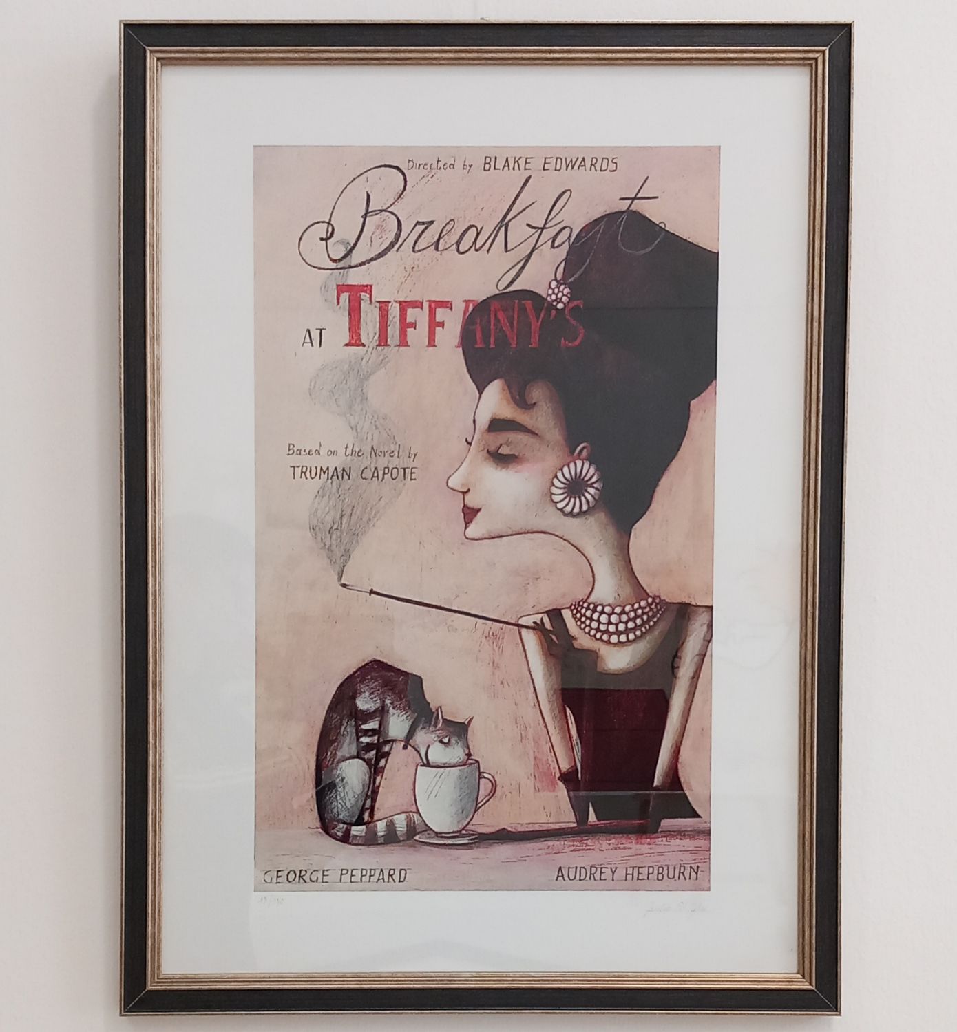 DEL MASTIO - Tiffany rouge - con cornice