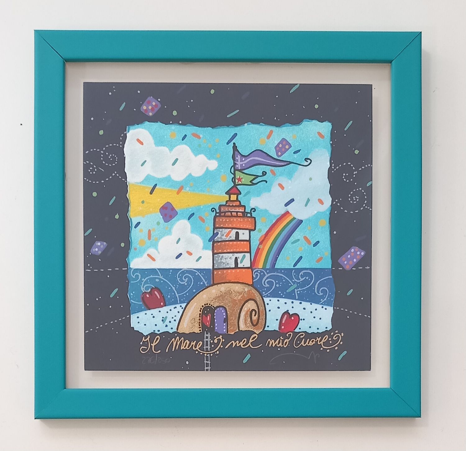 AGOSTINI - Il mare nel mio cuore - con cornice