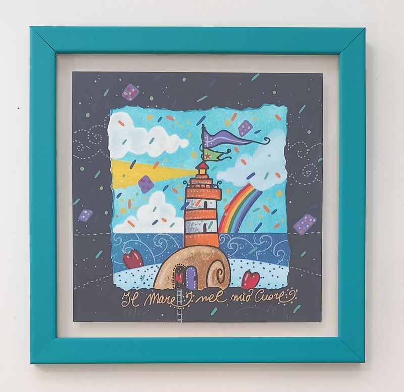 AGOSTINI - Il mare nel mio cuore - con cornice