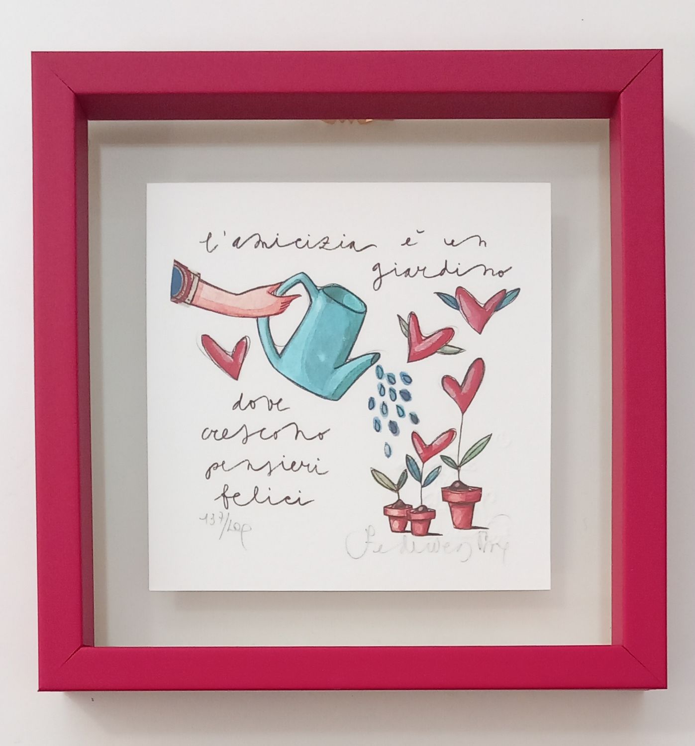 PORRO - L'amicizia - con cornice