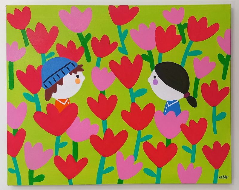 ALEPURO - Campo di tulipani