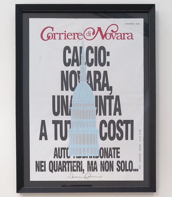 AMOROSO - Under the Dome (Carta Strillone) - con cornice