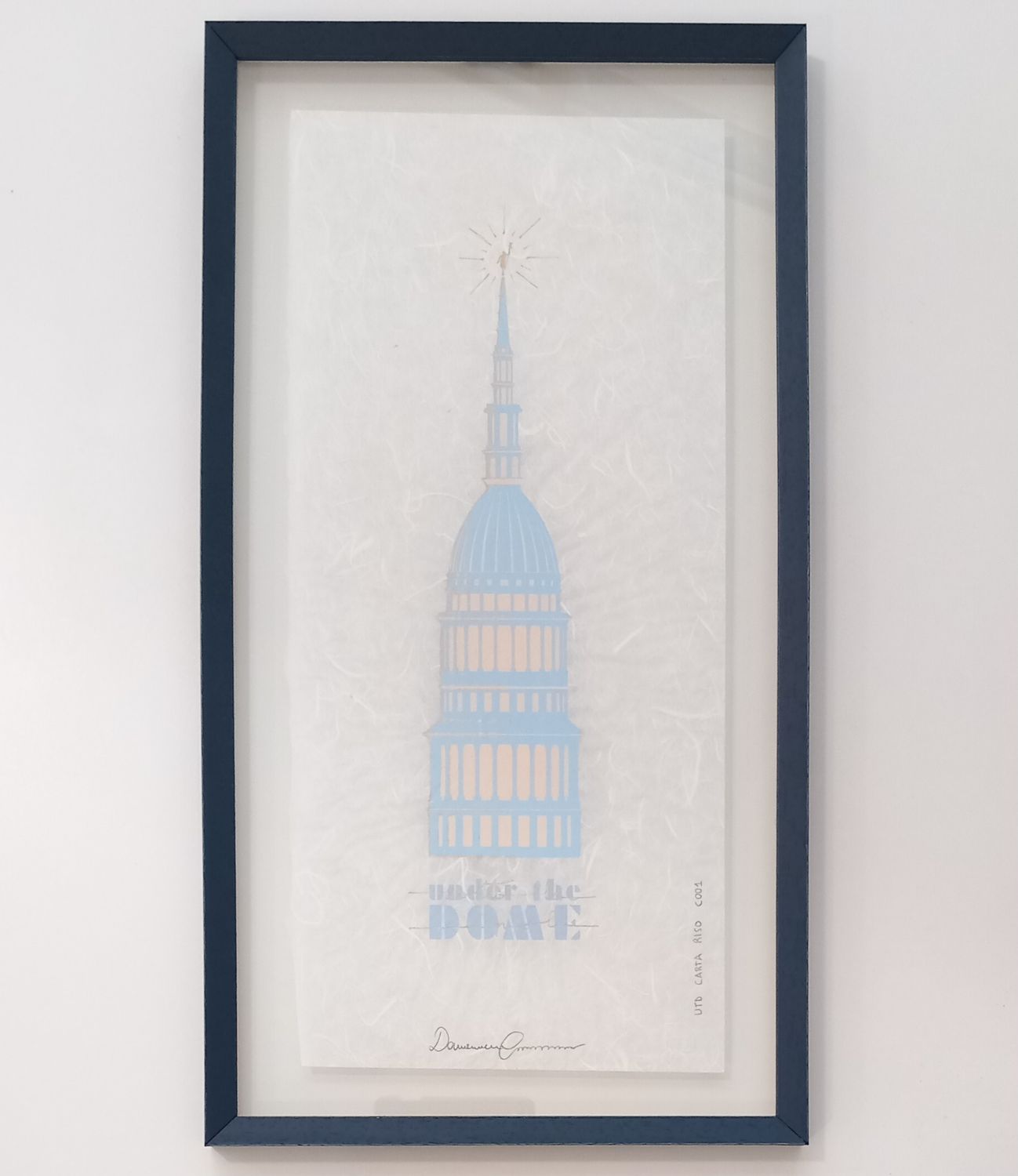 AMOROSO - Under the Dome (Carta riso) - con cornice