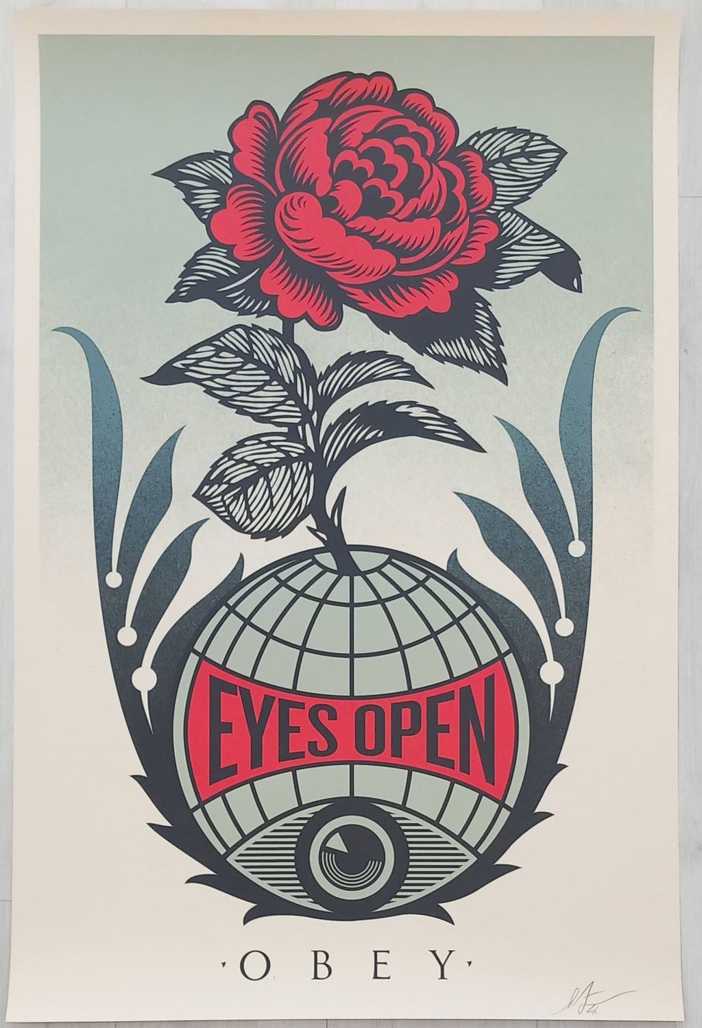 OBEY SHEPHARD FAIREY- Eyes open