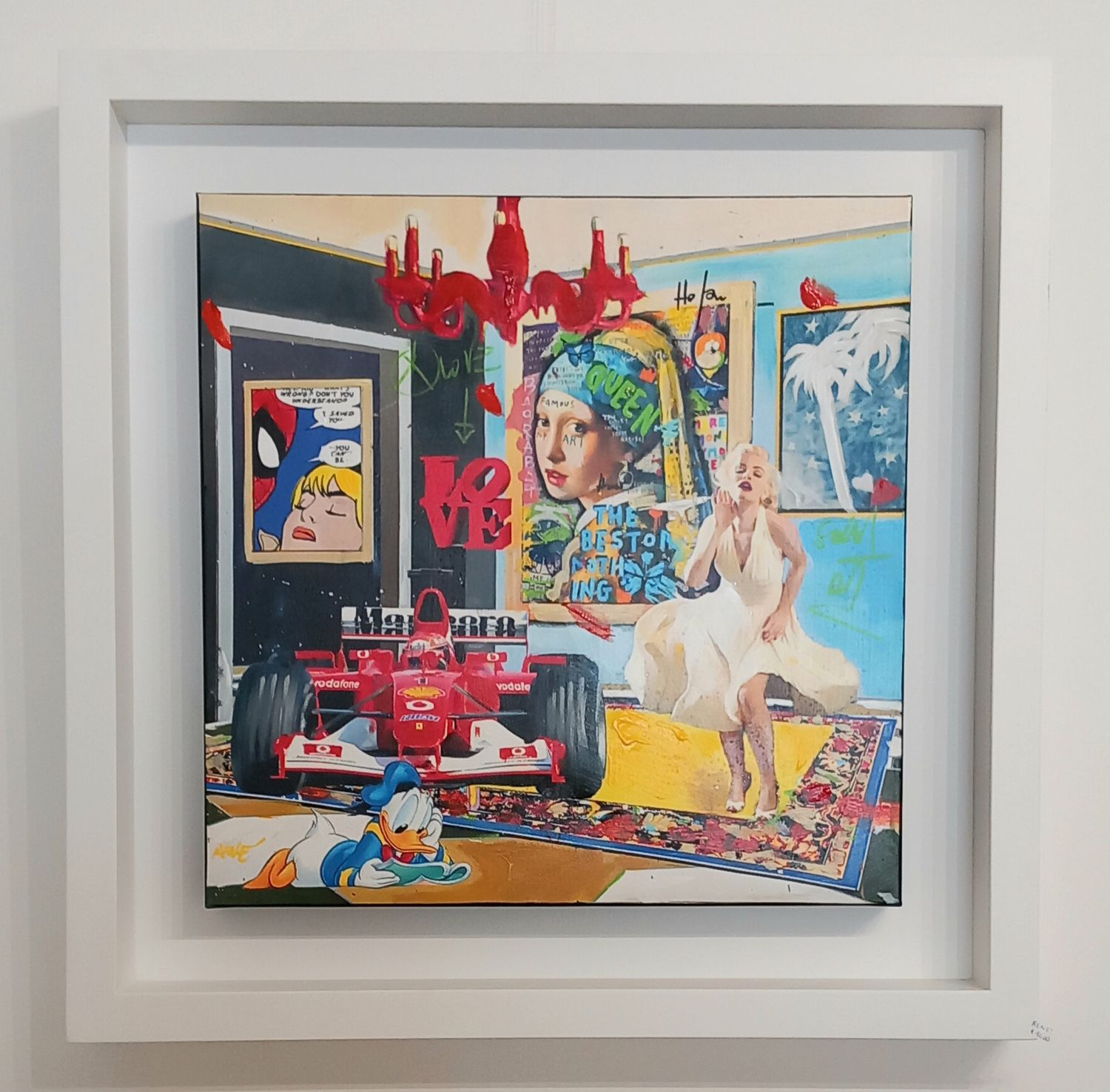 RENE' - The best - opera unica con cornice