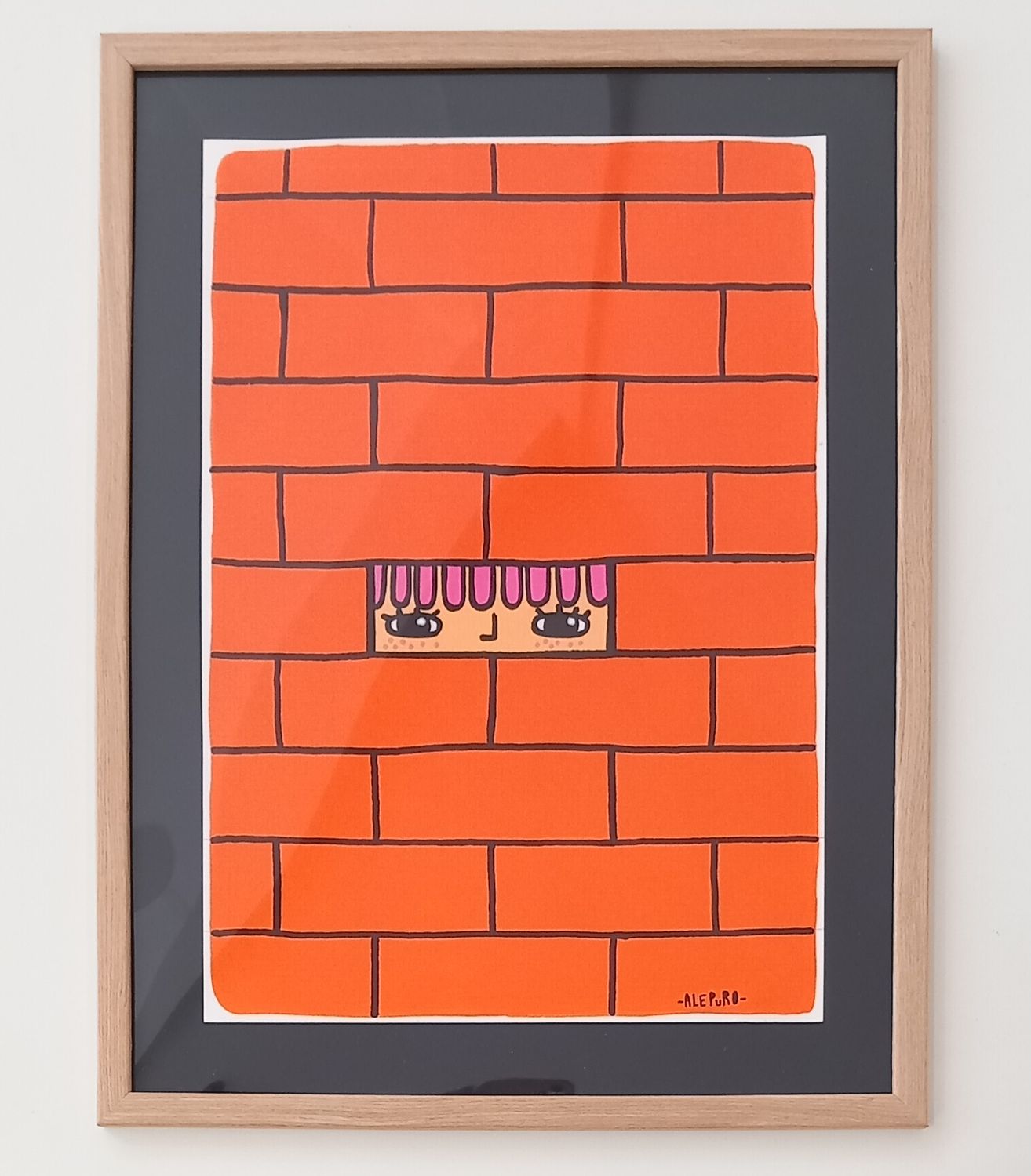 ALEPURO - Oltre - con cornice