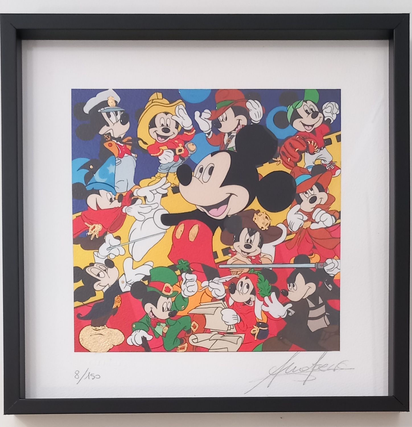 VEGLIO - The thousand face of Mickey Mouse - con cornice