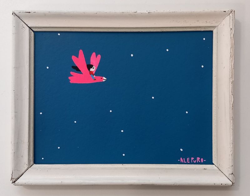 ALEPURO - True love - con cornice vintage