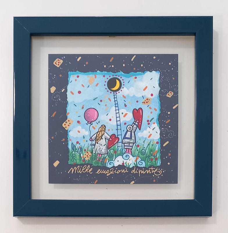 AGOSTINI - Mille emozioni dipinte - con cornice