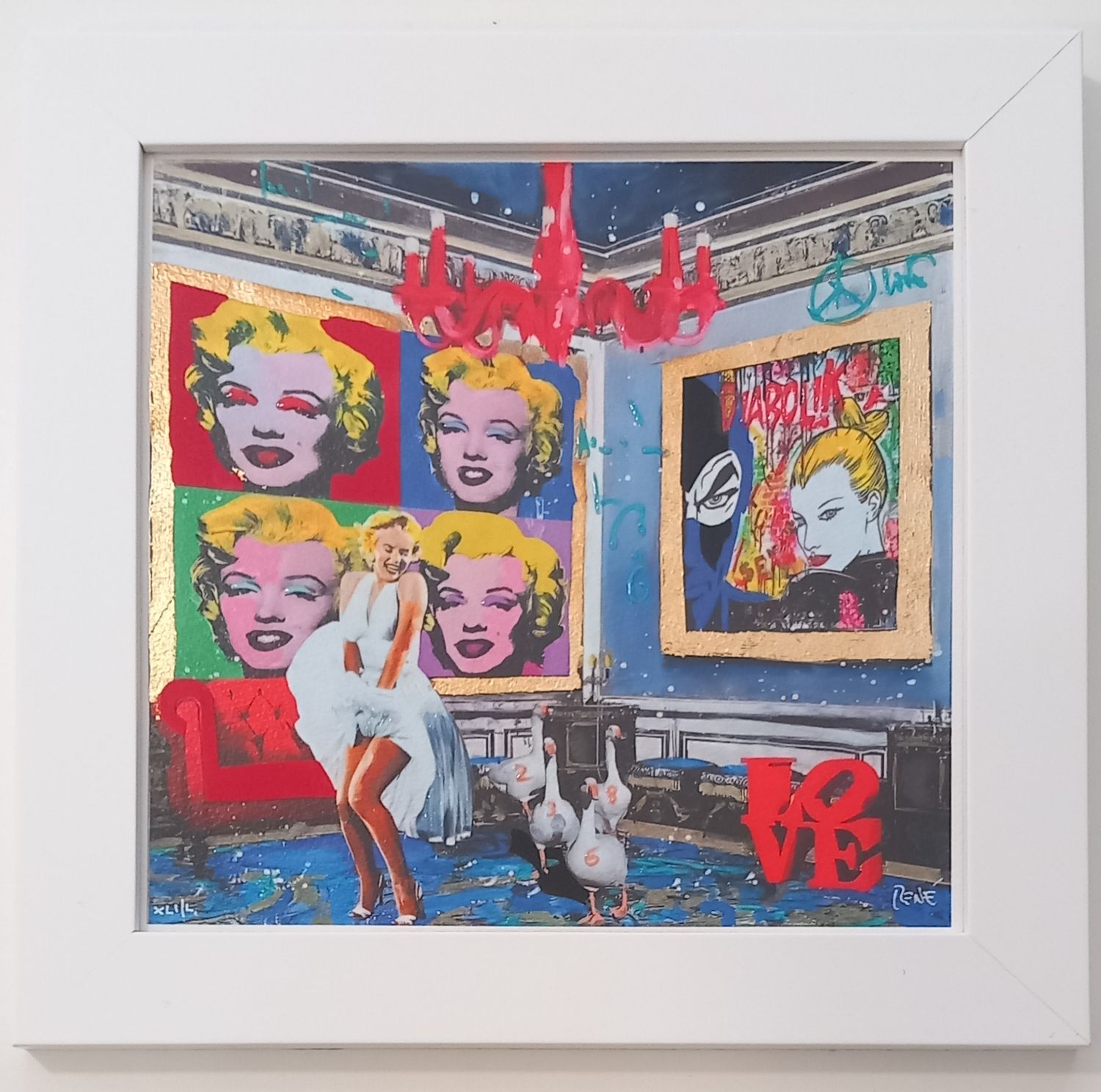 RENE' - Love pop - con cornice