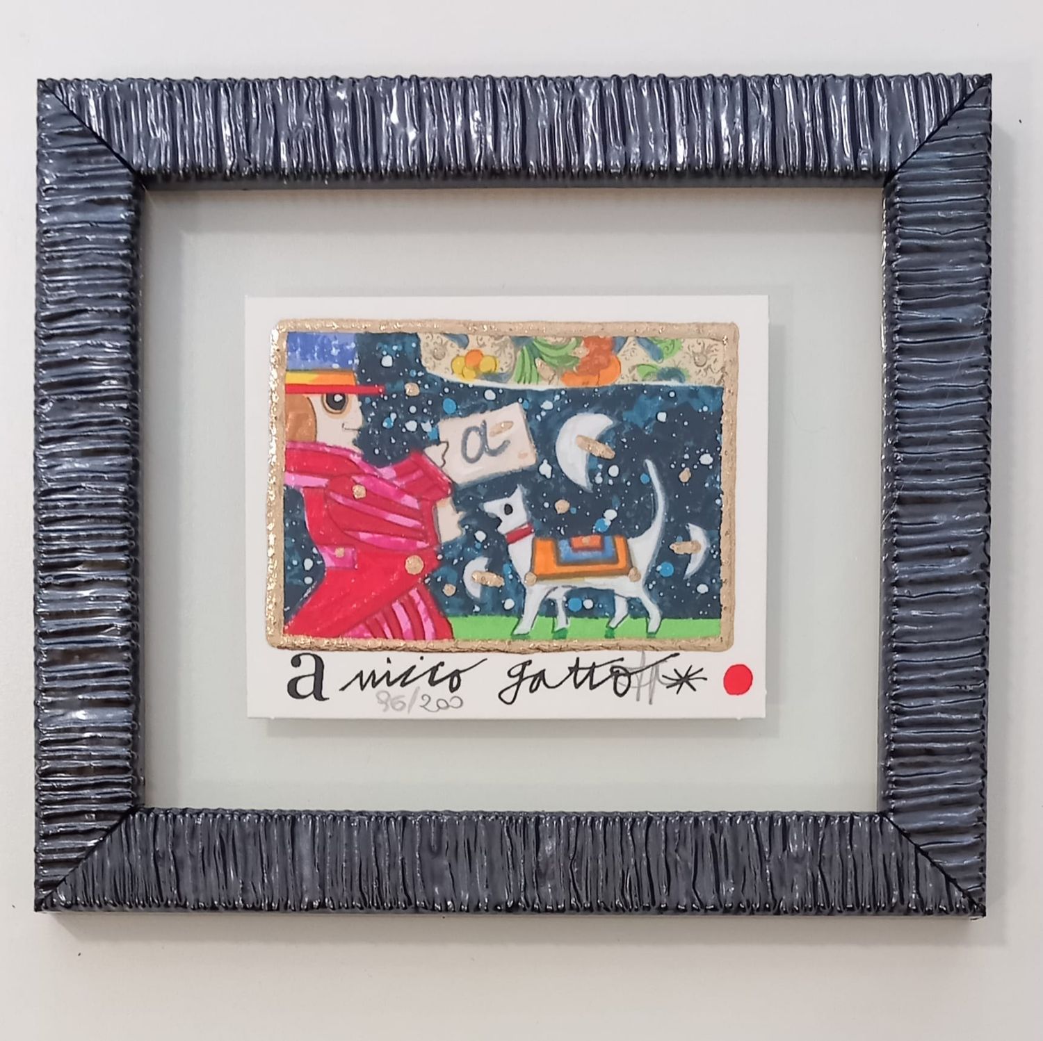 MUSANTE - Amico gatto - con cornice